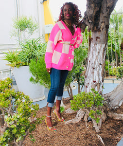 Pink Power Cardigan