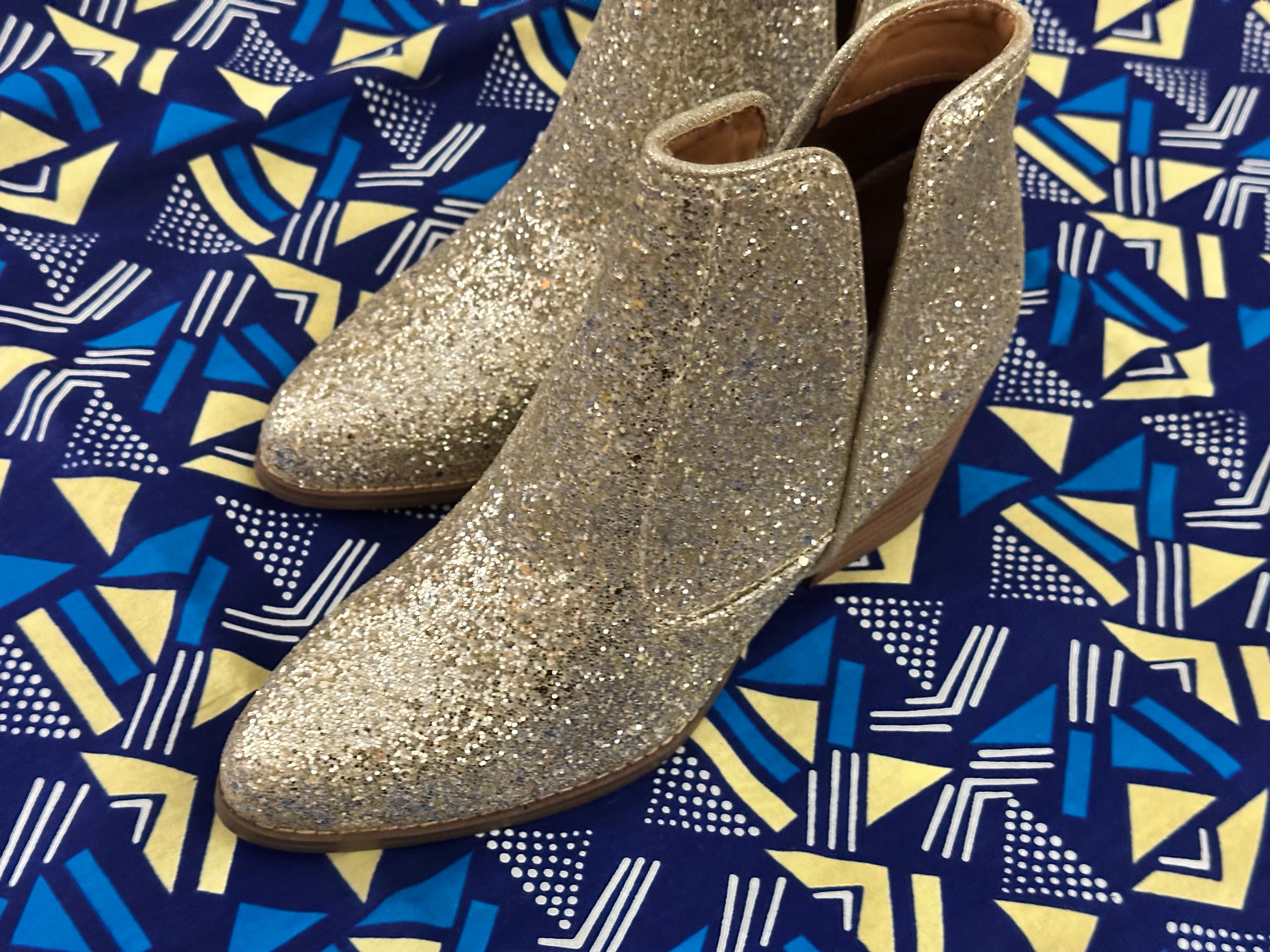 Fiera Booties in Gold