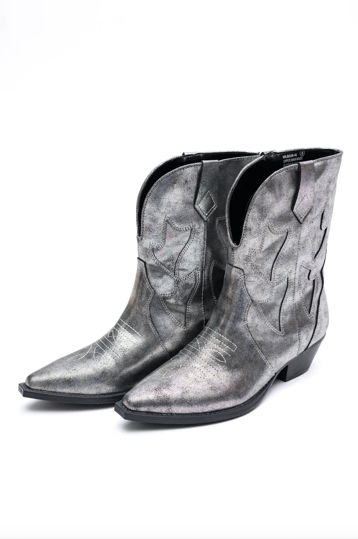 Jersey Boot in Silver