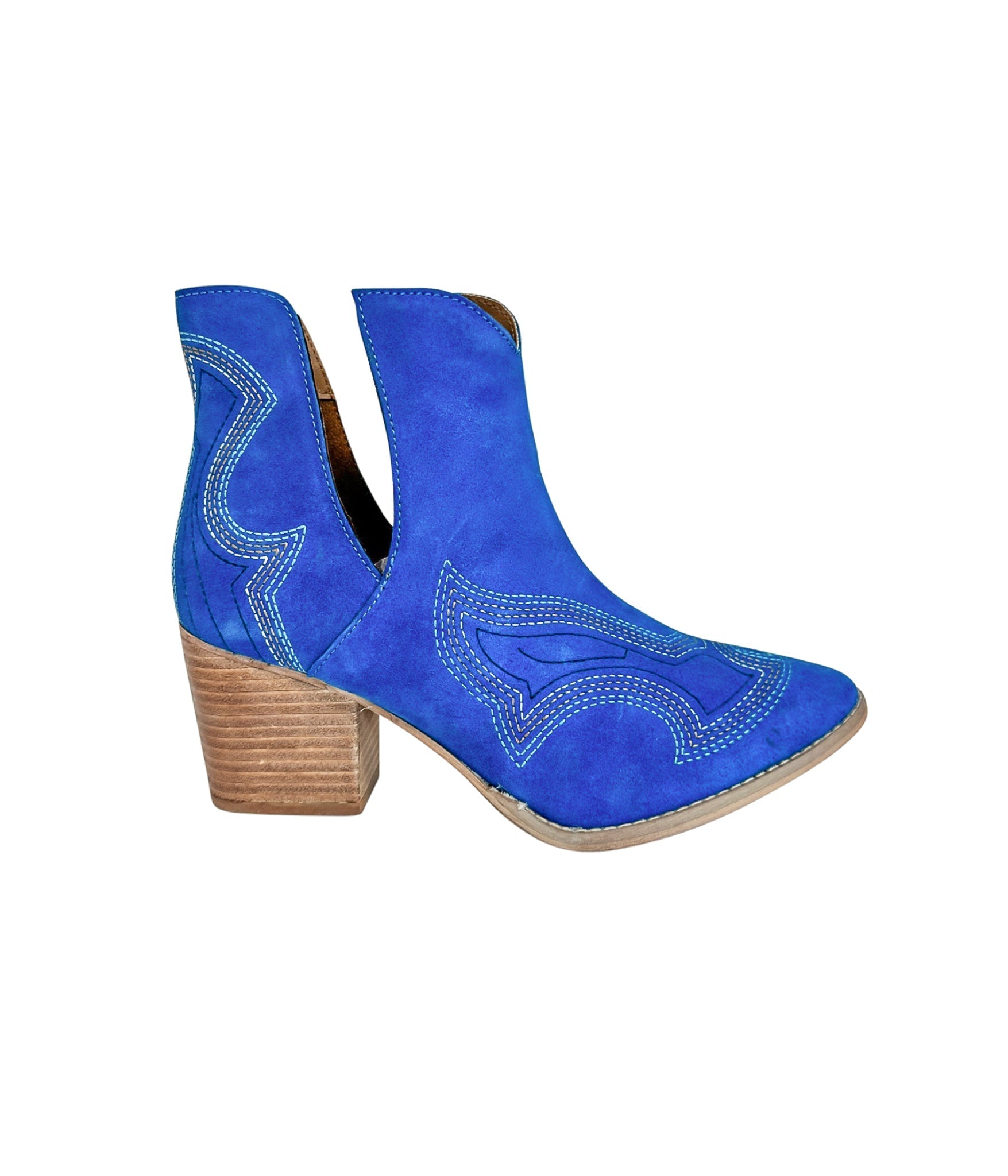 Southwest Ankle Boots in Blue