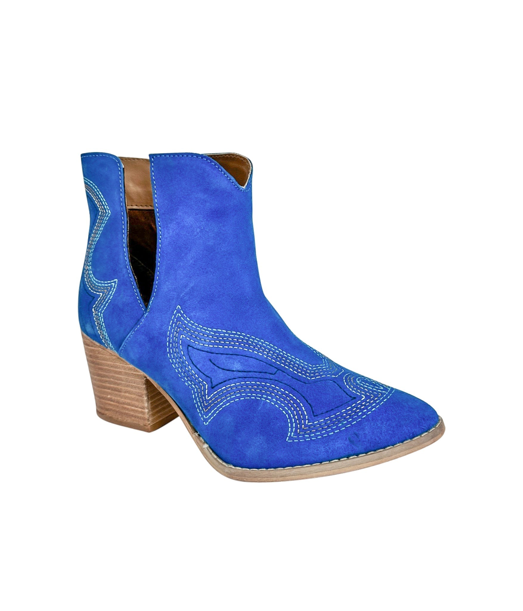 Southwest Ankle Boots in Blue