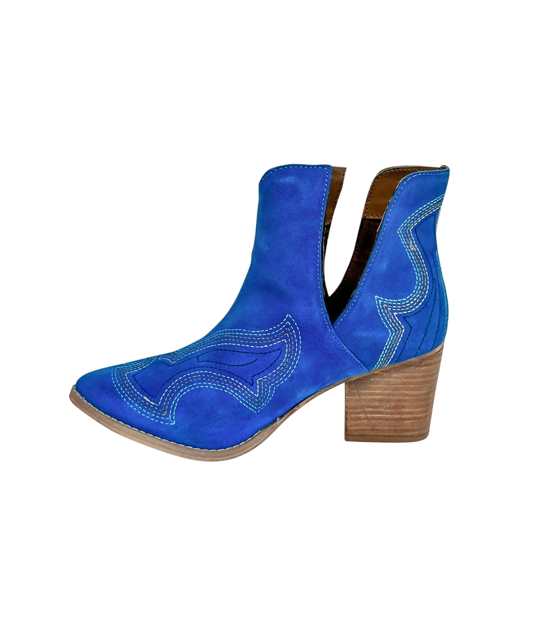 Southwest Ankle Boots in Blue