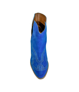 Southwest Ankle Boots in Blue