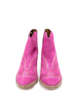 Southwest Ankle
 Boots in Magenta