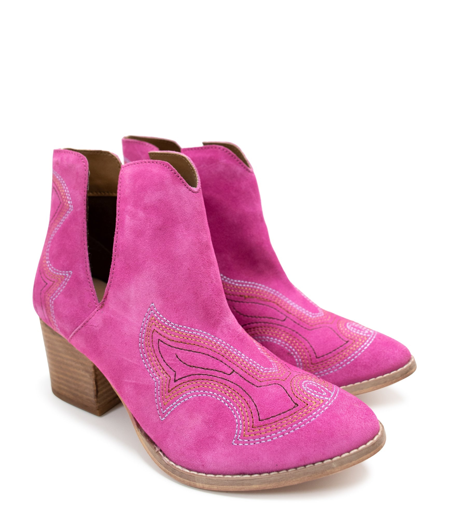 Southwest Ankle
 Boots in Magenta