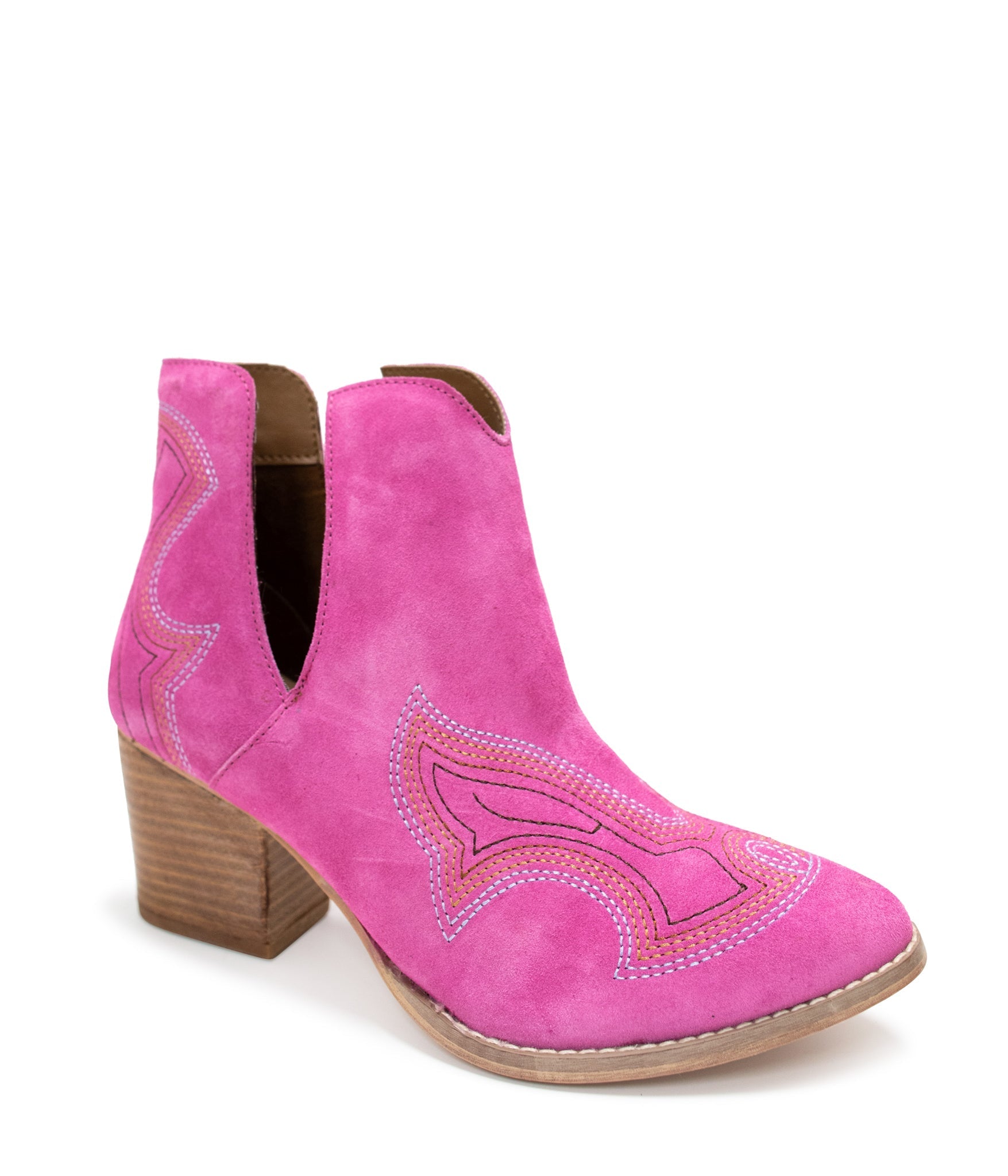 Southwest Ankle
 Boots in Magenta