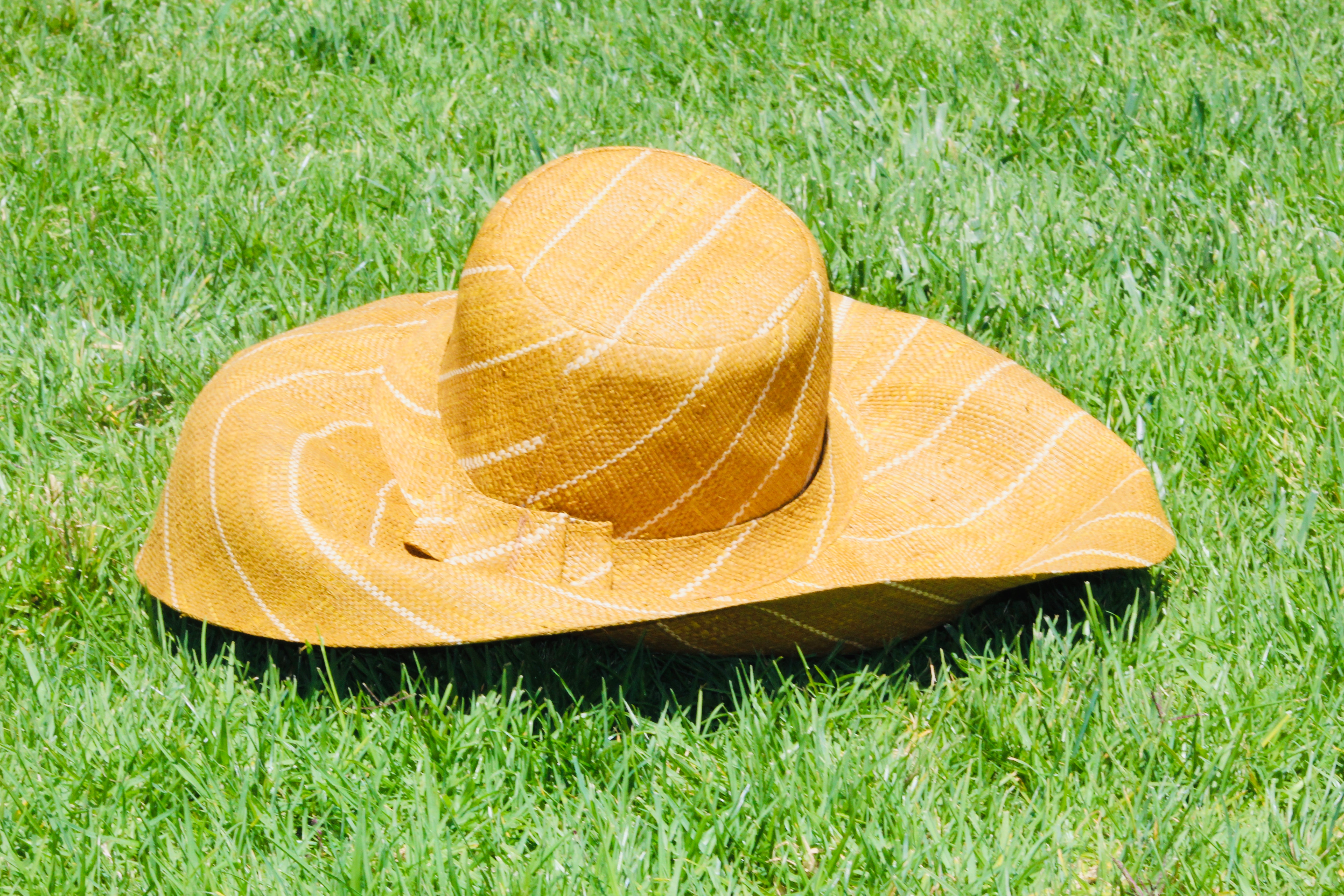 Bemi  Straw Pin Stripe Hat