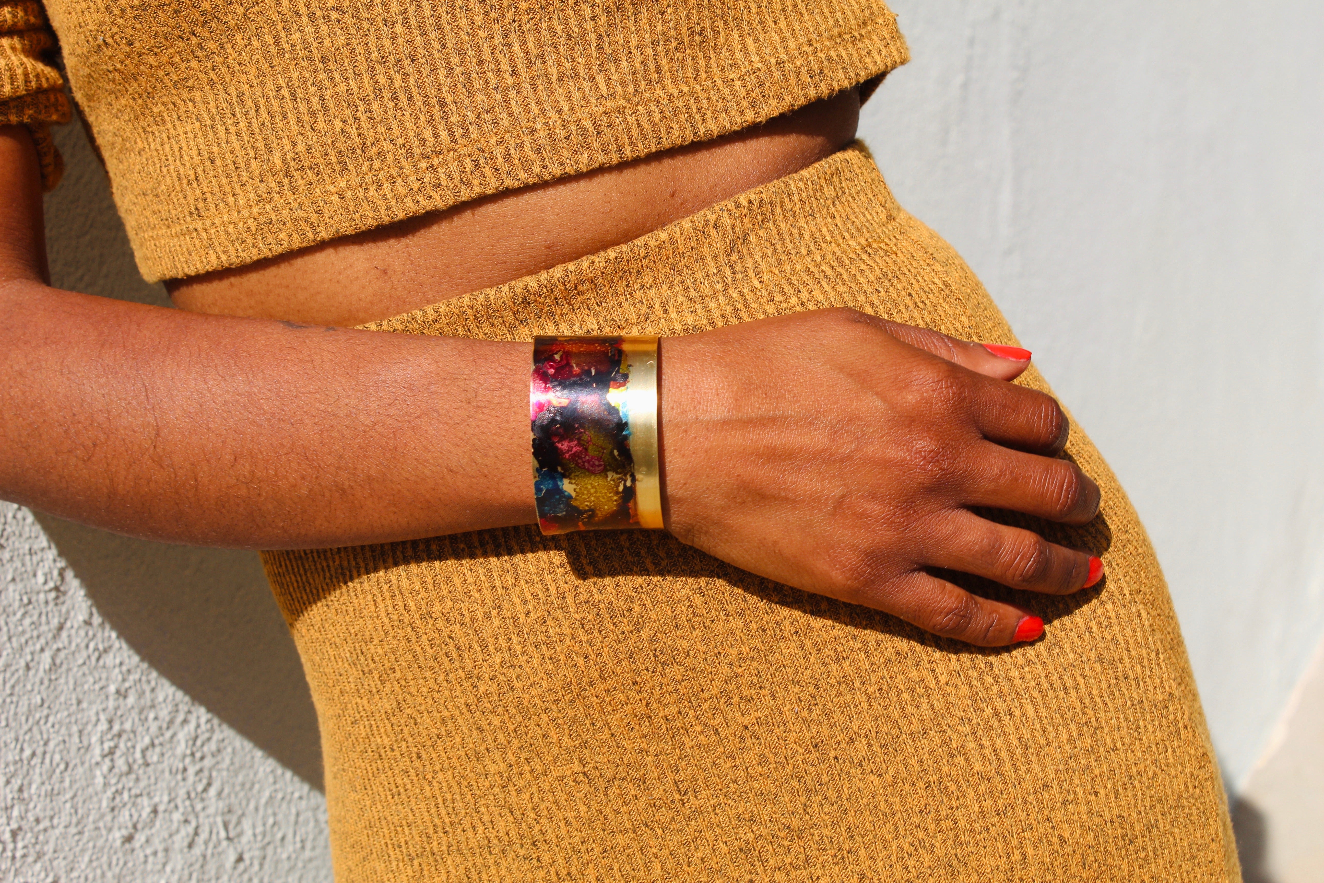 Laroye Brass Cuff