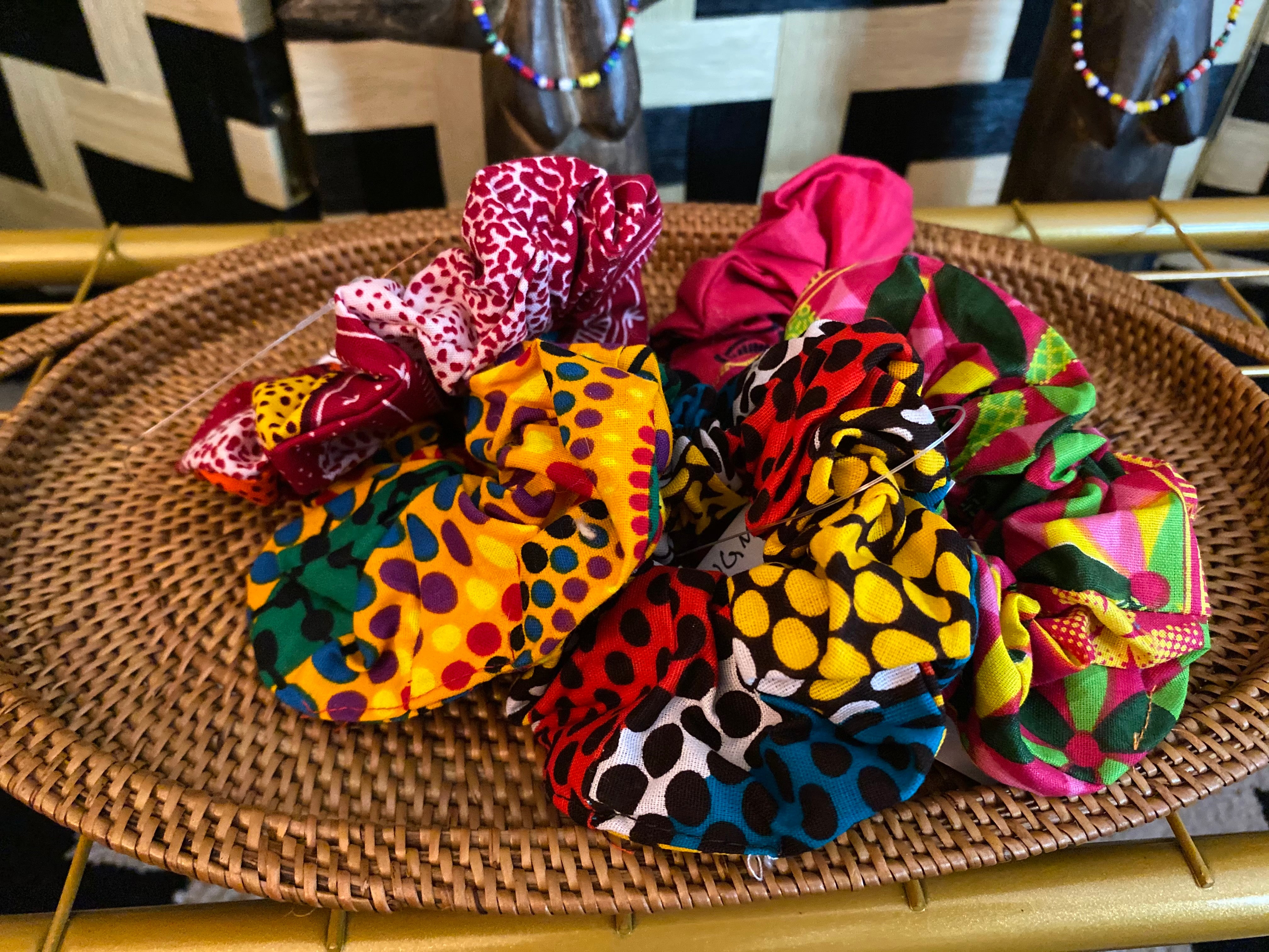 Ankara Scrunchies