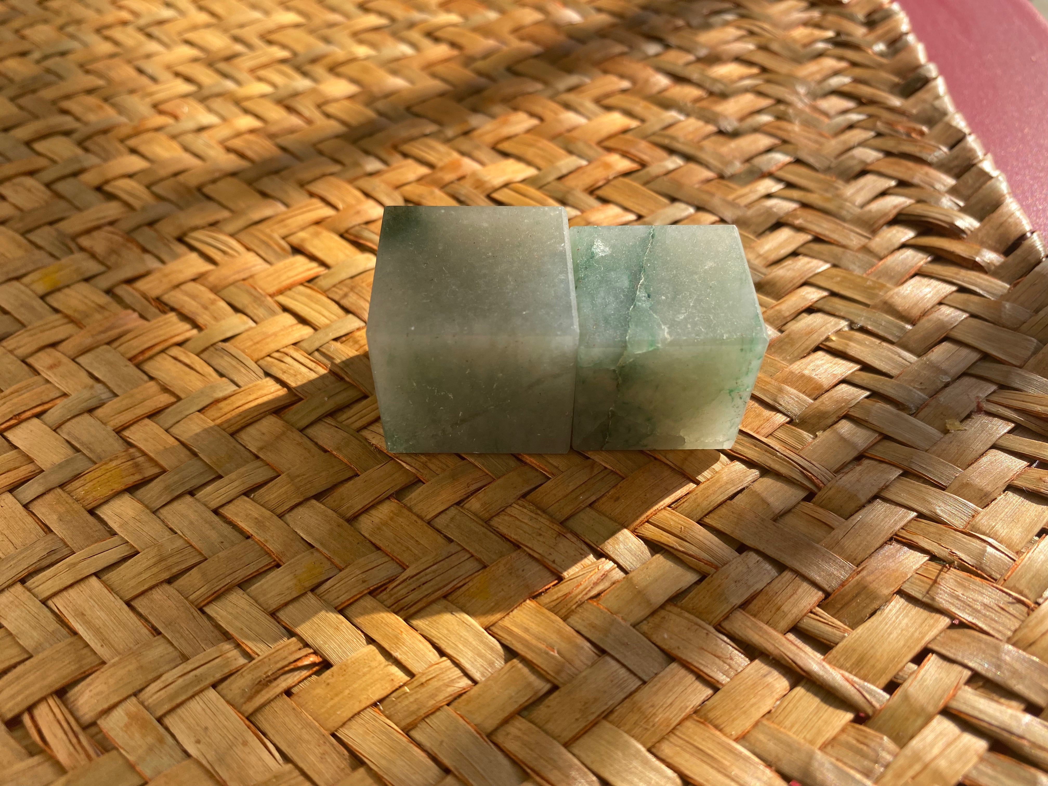 Green Aventurine Cube