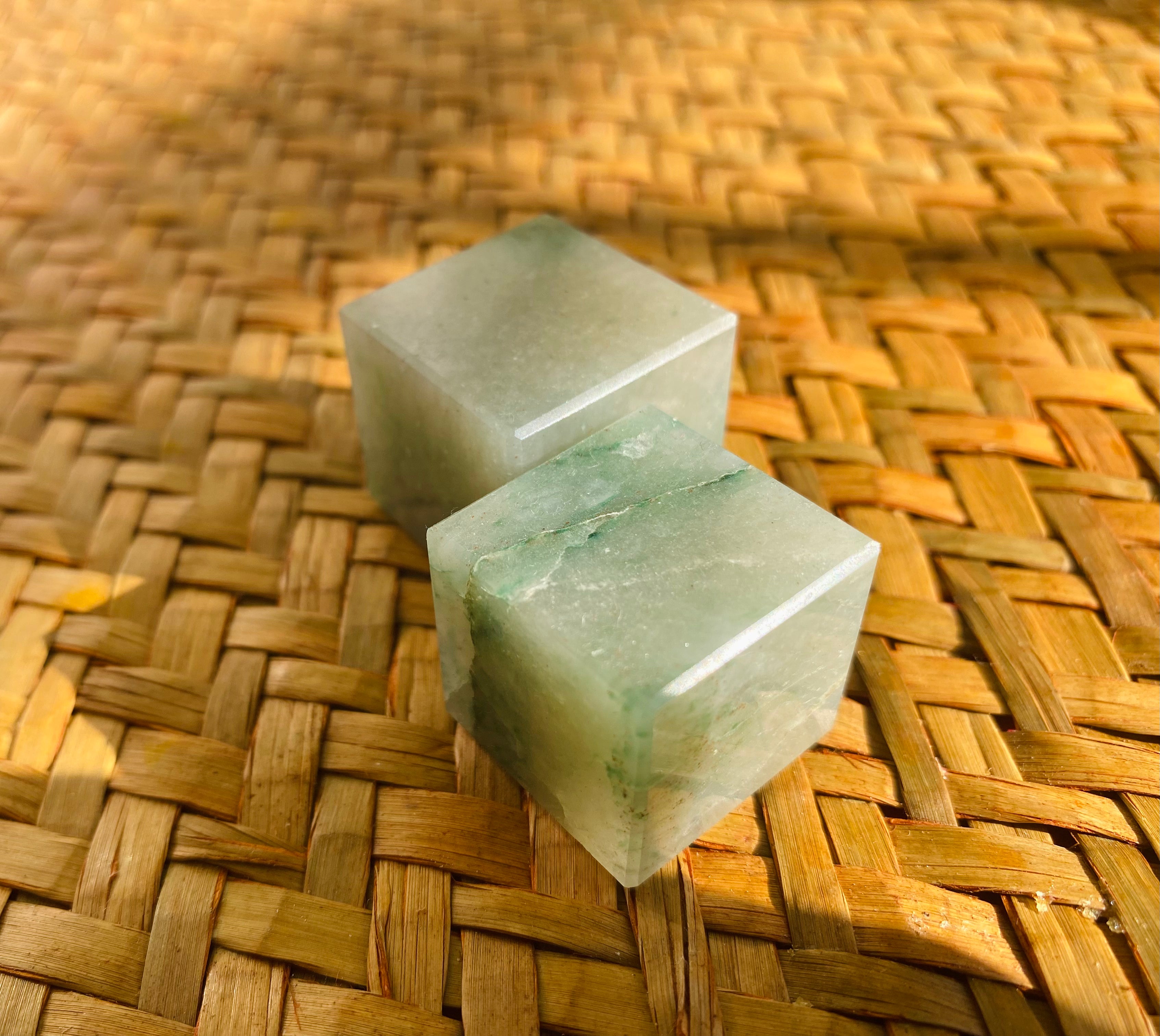 Green Aventurine Cube