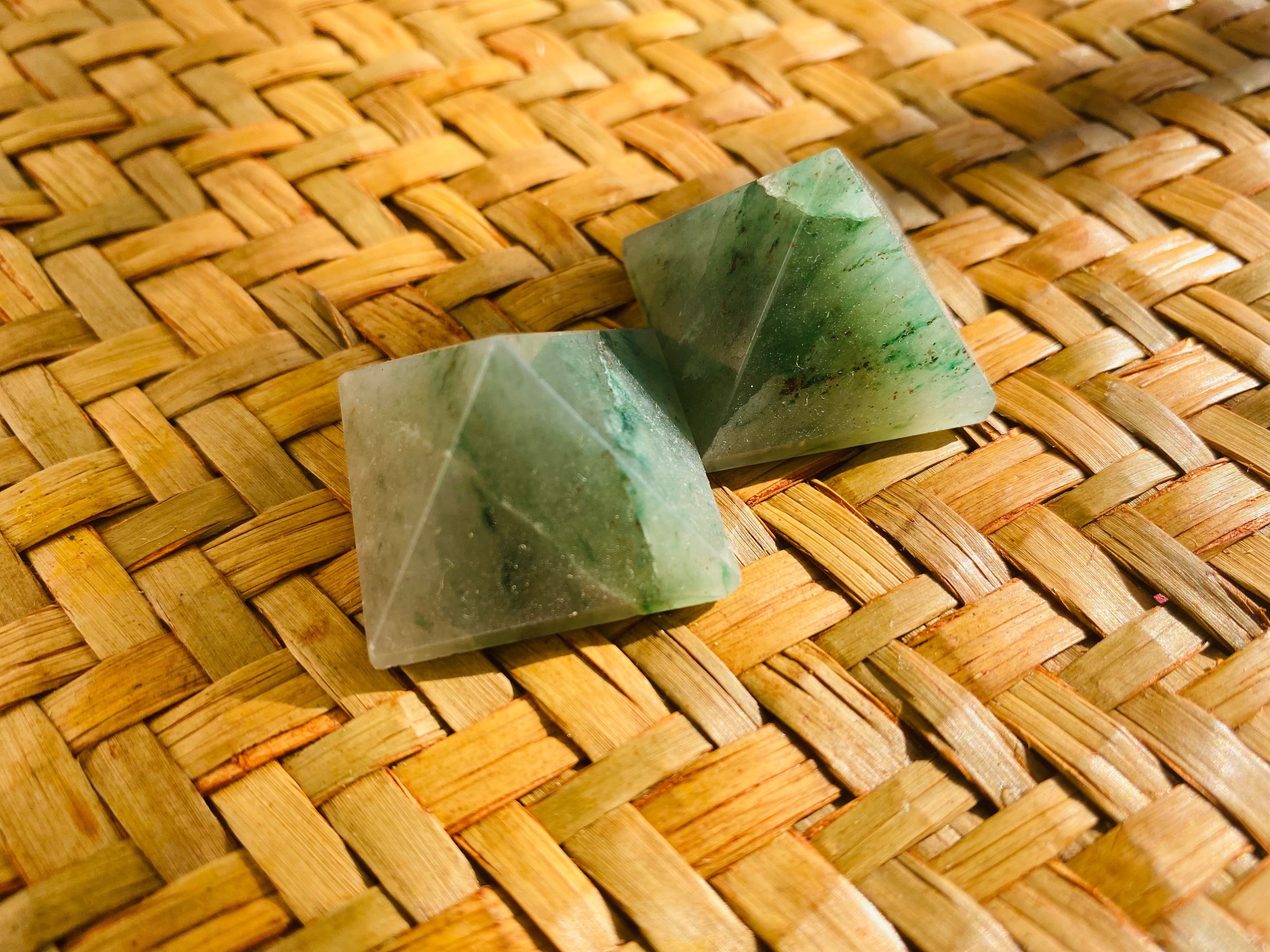 Green Aventurine Pyramids