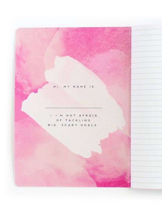 BIG A$$ GOALS, Inspirational Notebook